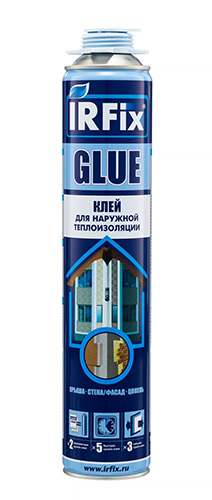 Клей пена для наружной теплоизоляции IRFix всесезонный 800 мл.